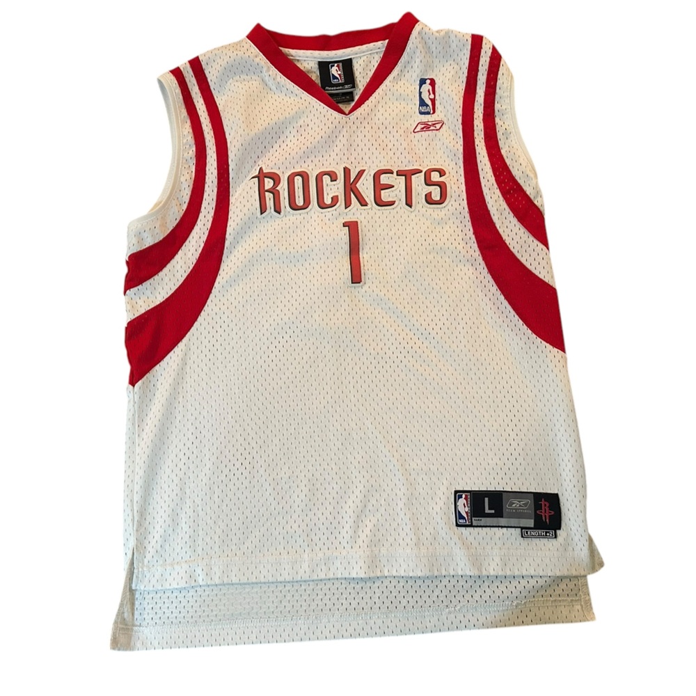 Reebok Youth Houston Rockets Tracy McGrady Jersey Sz Large